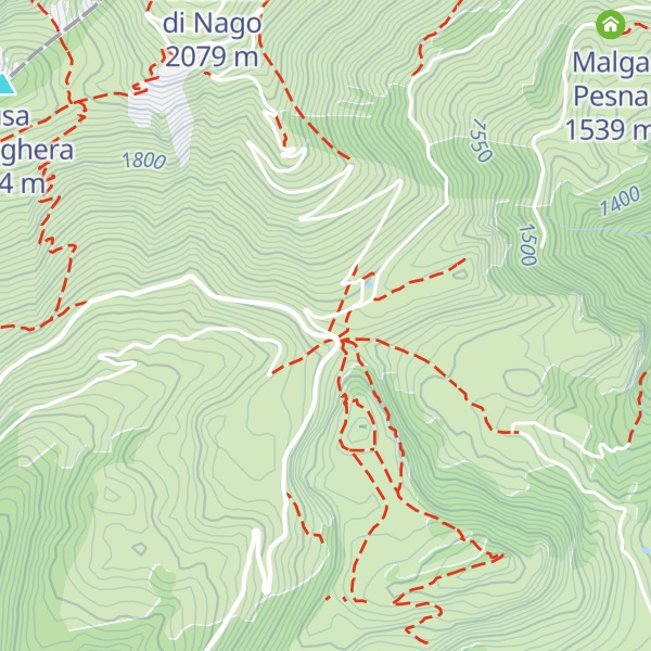 Map of Albergo Rifugio Graziani
