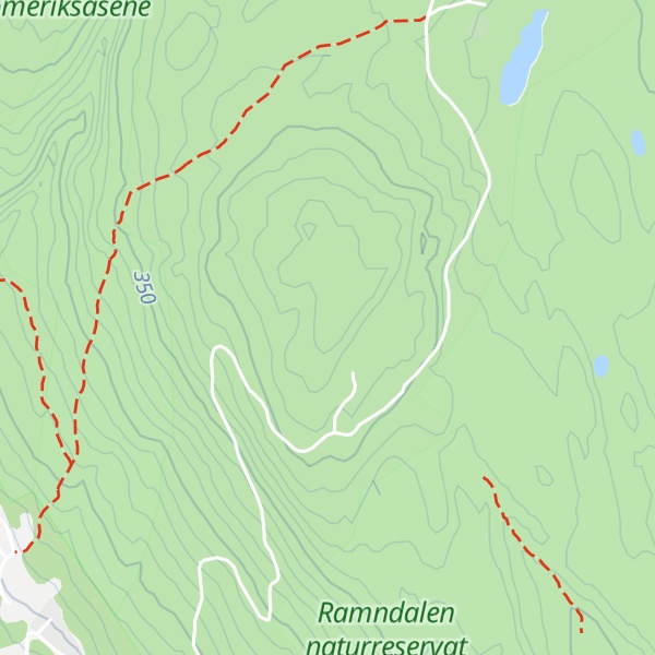 Map of Oppegårdskollen