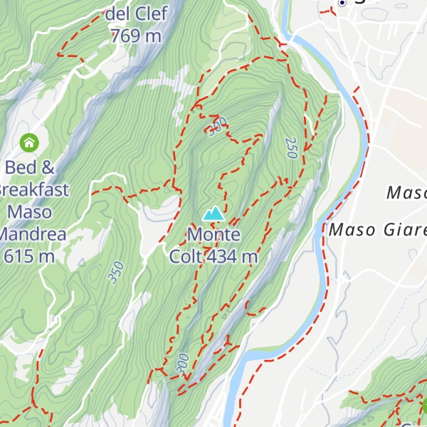 Map of Monte Colt