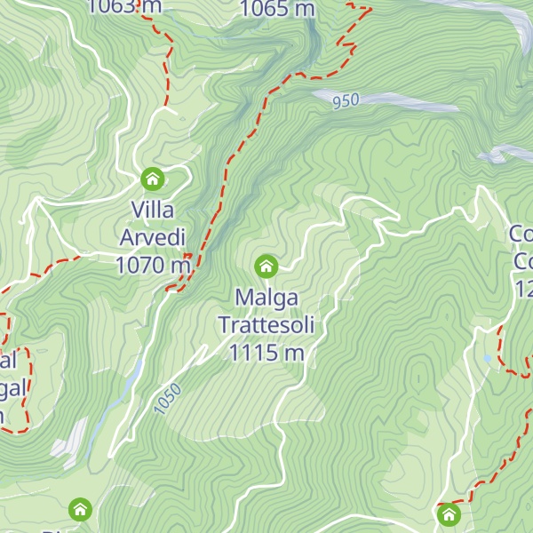 Map of Malga Trattesoli