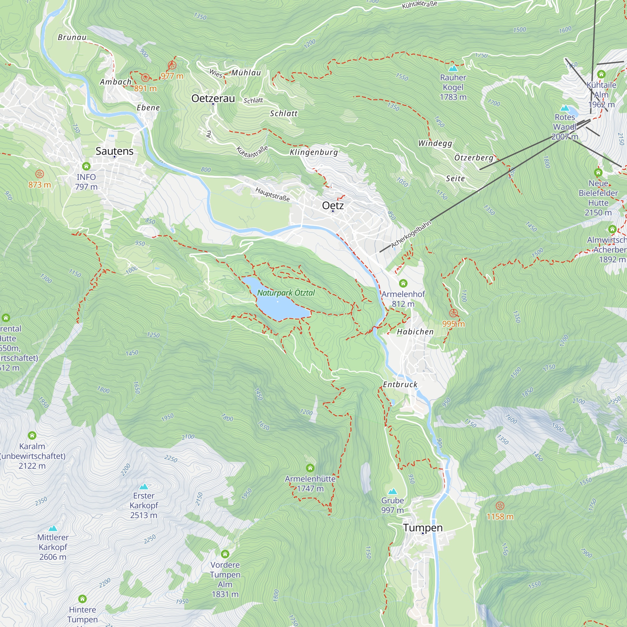 Seehäusl map