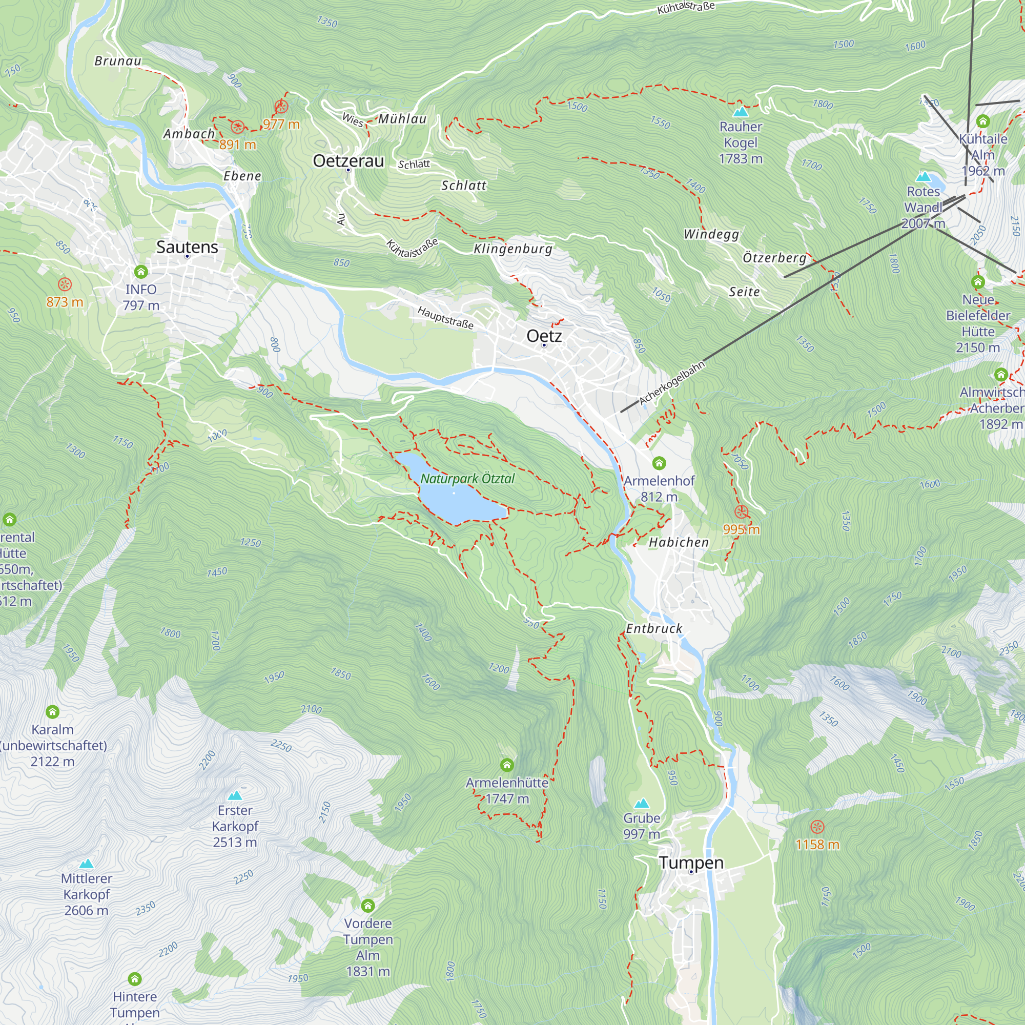 Seehäusl map