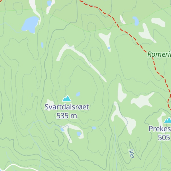 Map of Håkensbrenna