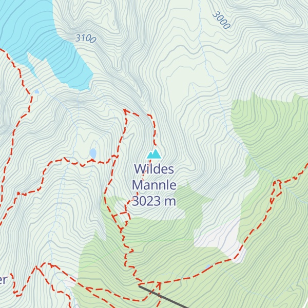 Map of Wildes Mannle