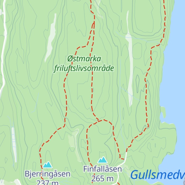 Map of Slettfjell