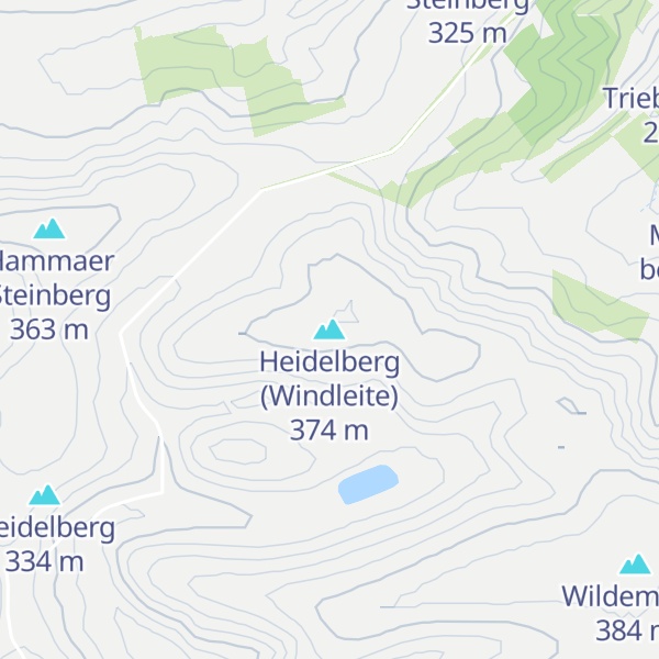 Map of Heidelberg (Windleite)
