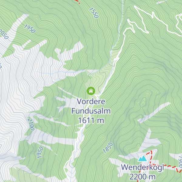 Map of Vordere Fundusalm