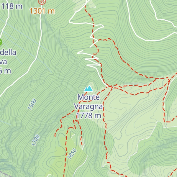 Map of Monte Varagna