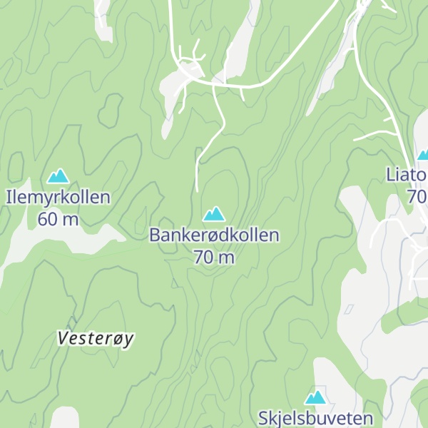 Map of Bankerødkollen
