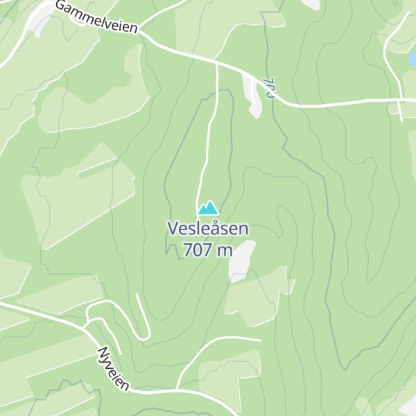 Map of Vesleåsen