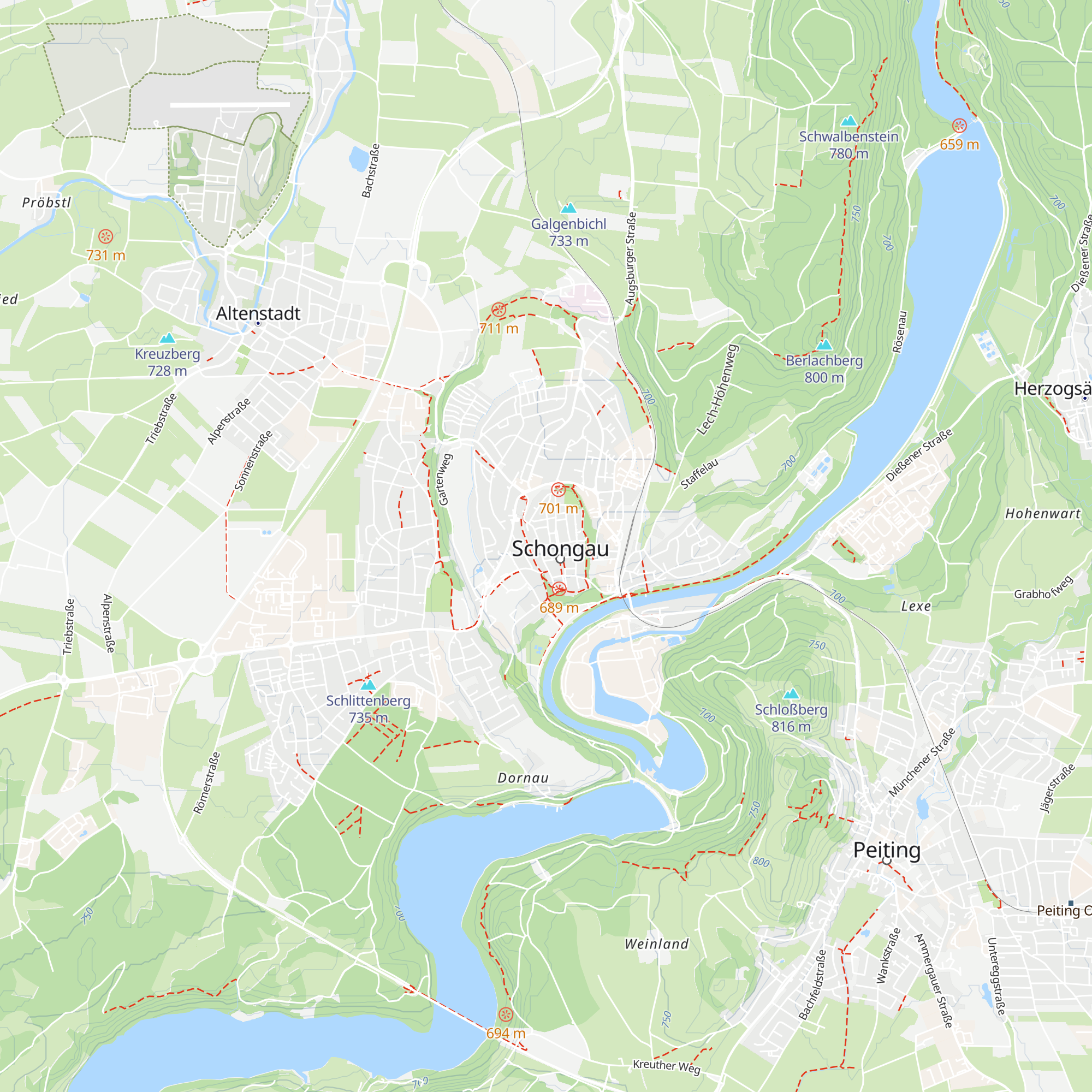 Tourist Information map