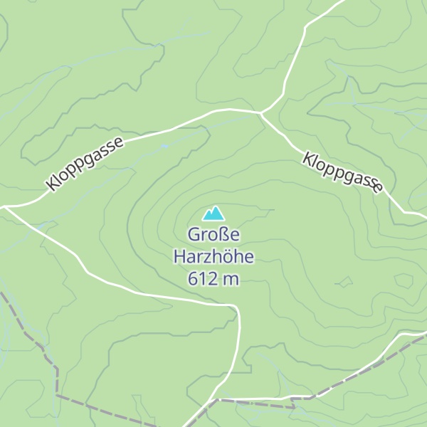 Map of Große Harzhöhe