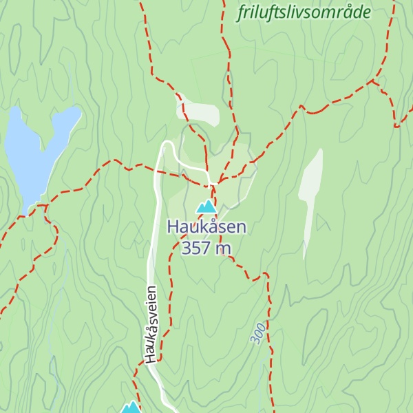 Map of Haukåsen
