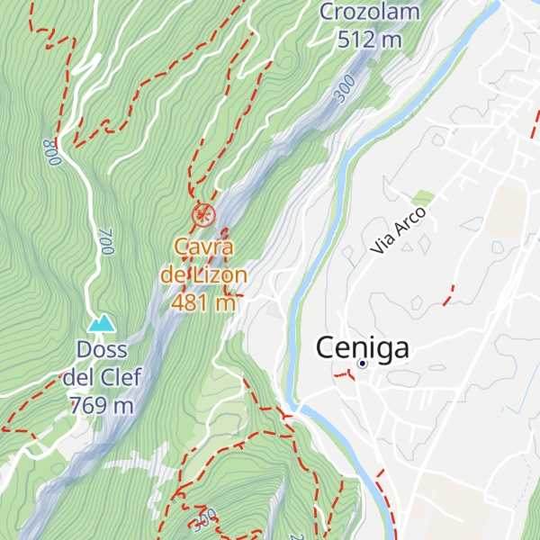 Map of Agritur Maso Lizzone