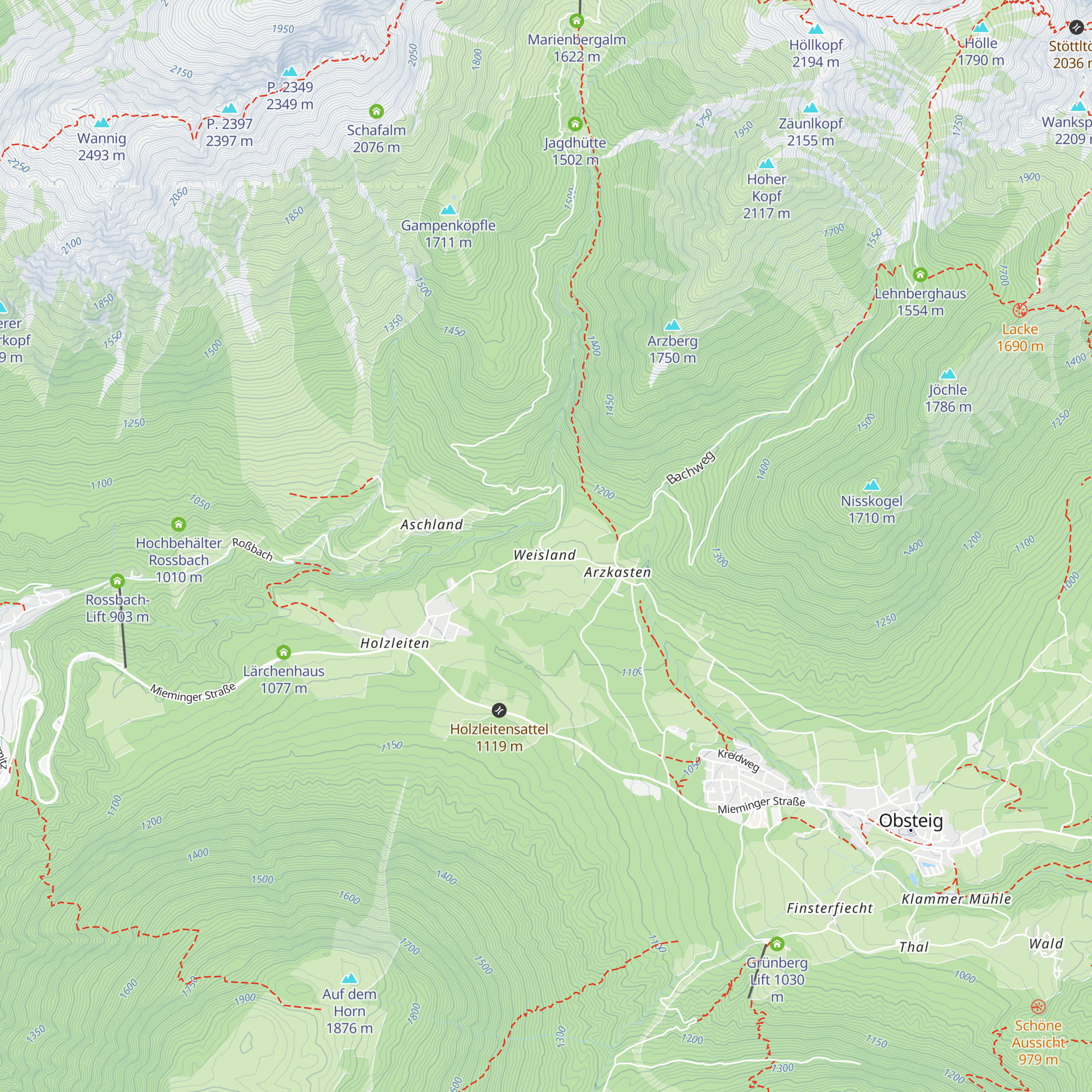 Gästehaus Fitsch map
