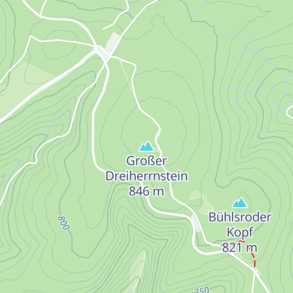 Map of Großer Dreiherrnstein