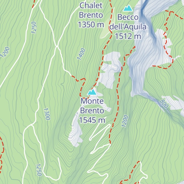 Map of Monte Brento