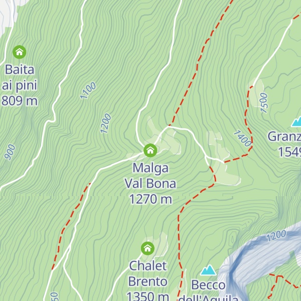 Map of Malga Val Bona