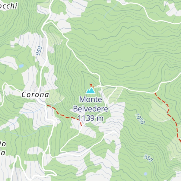 Map of Monte Belvedere