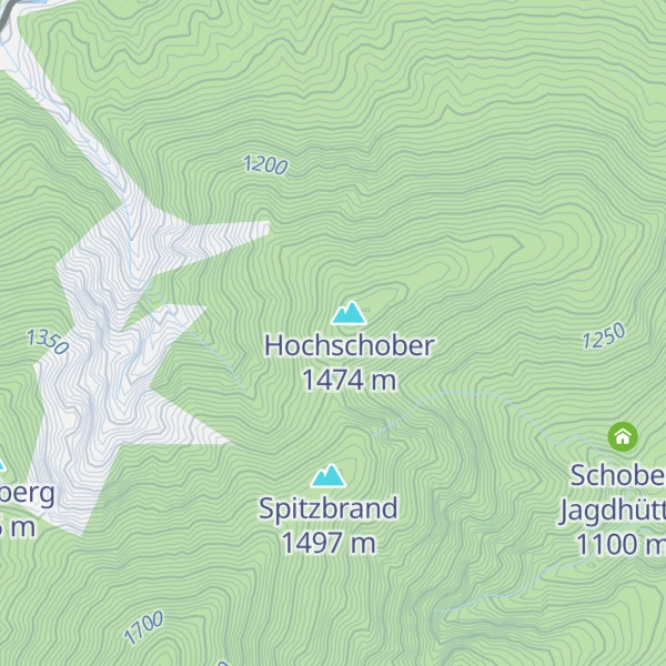 Map of Hubertus Hütte