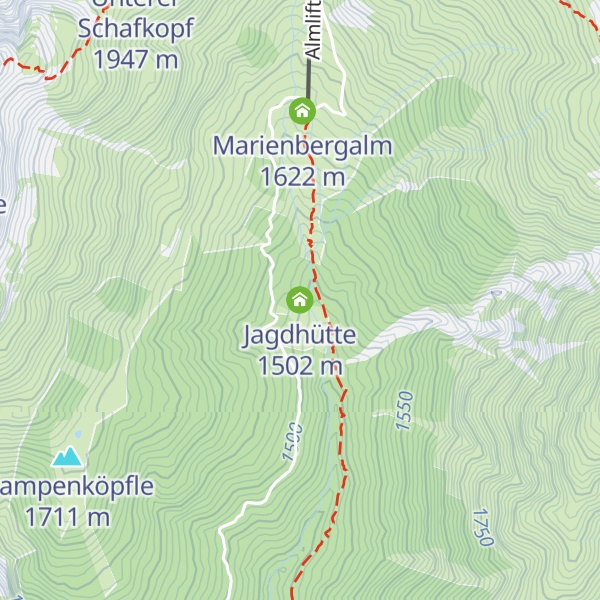 Map of Jagdhütte