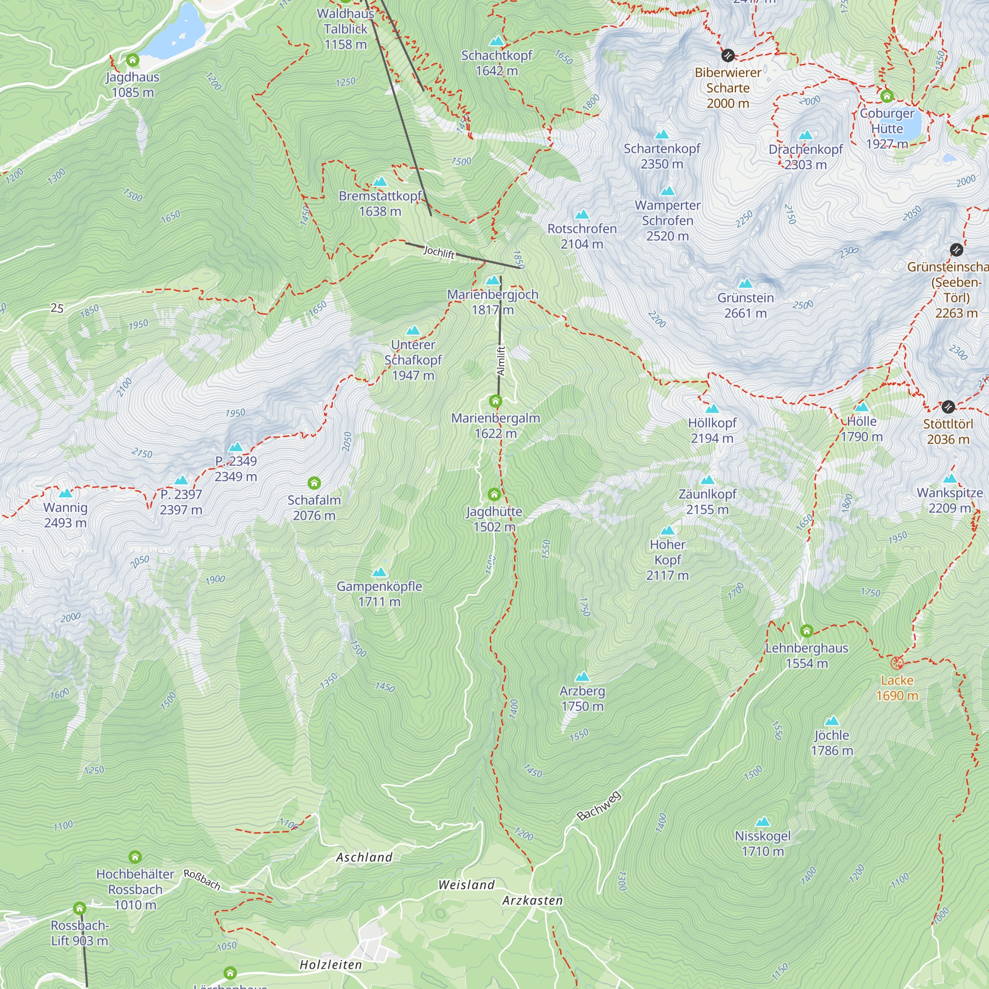 Jagdhütte map