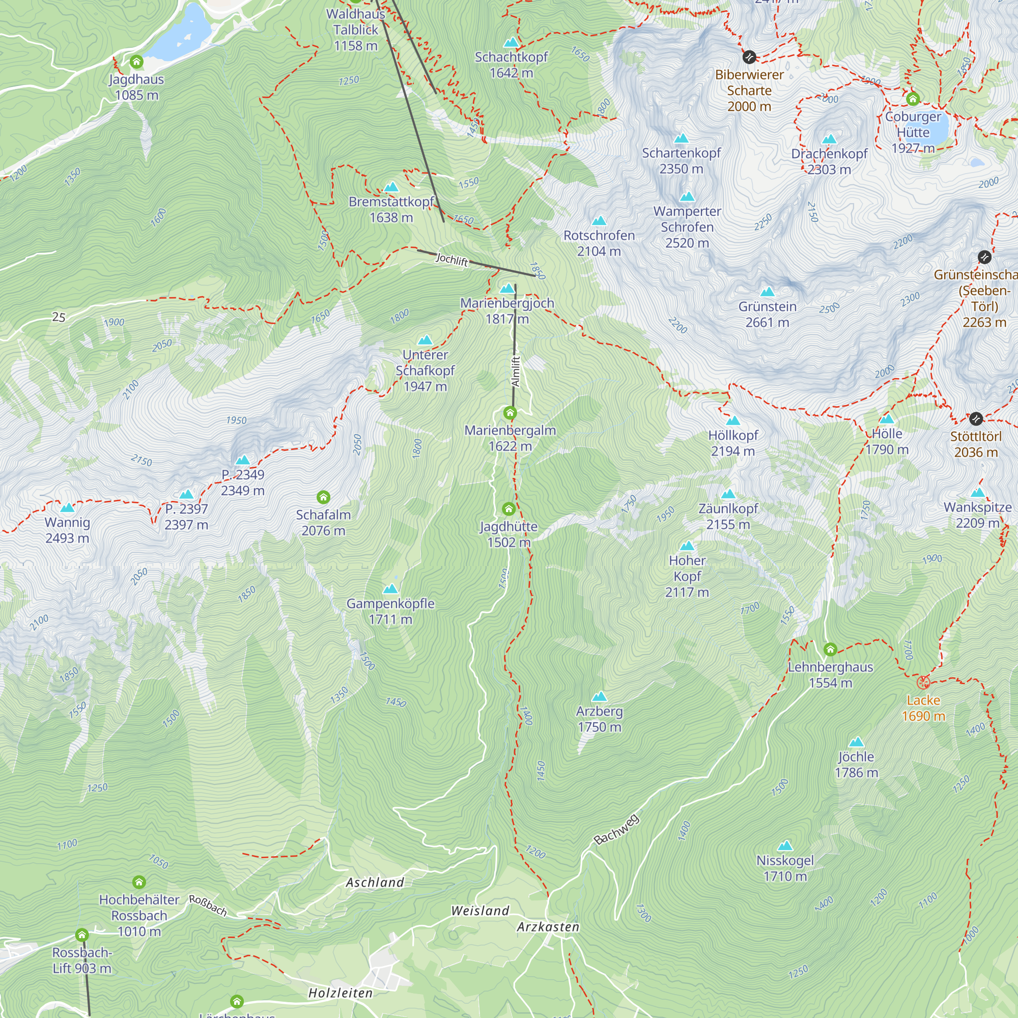 Jagdhütte map
