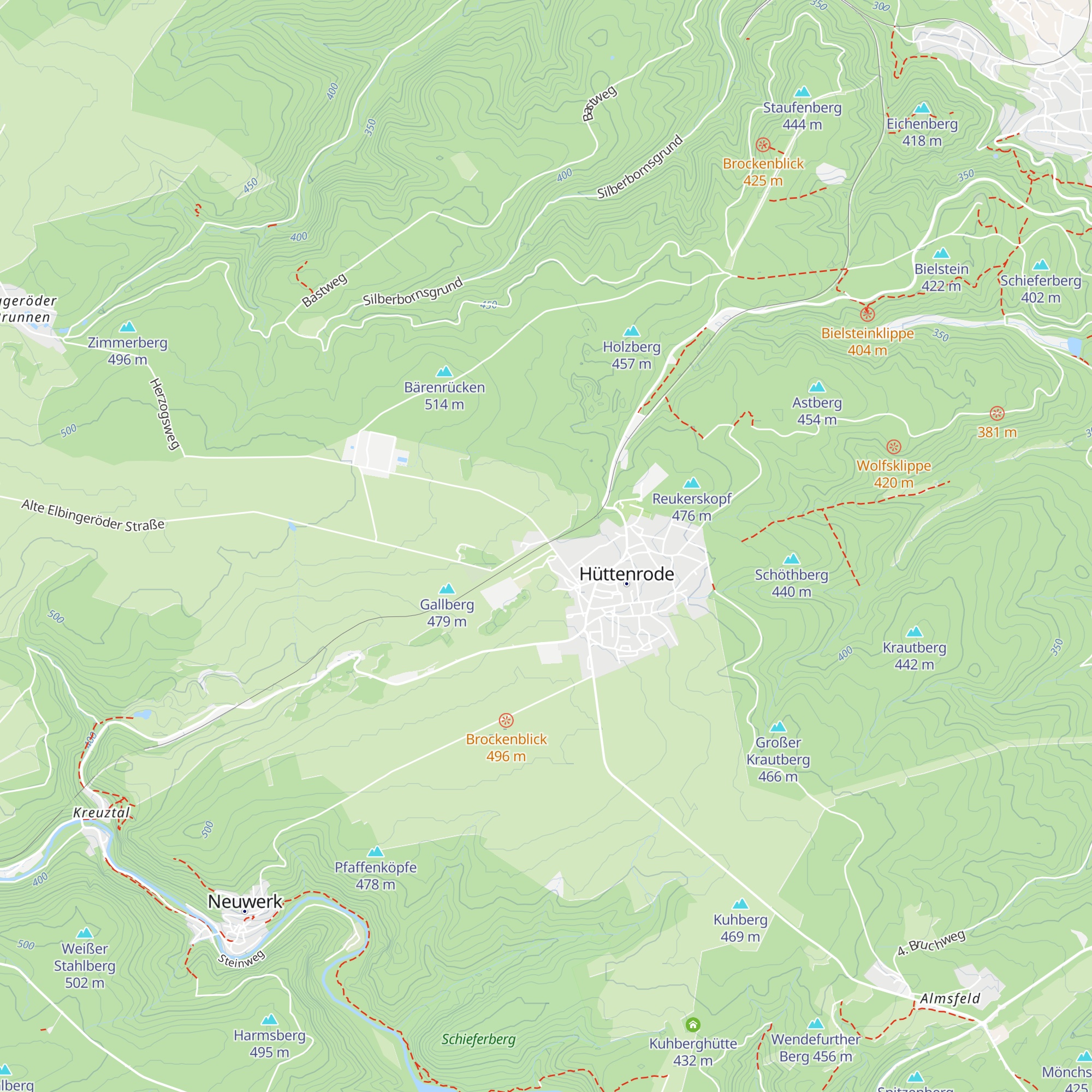 Hüttenröder Zechenhaus map