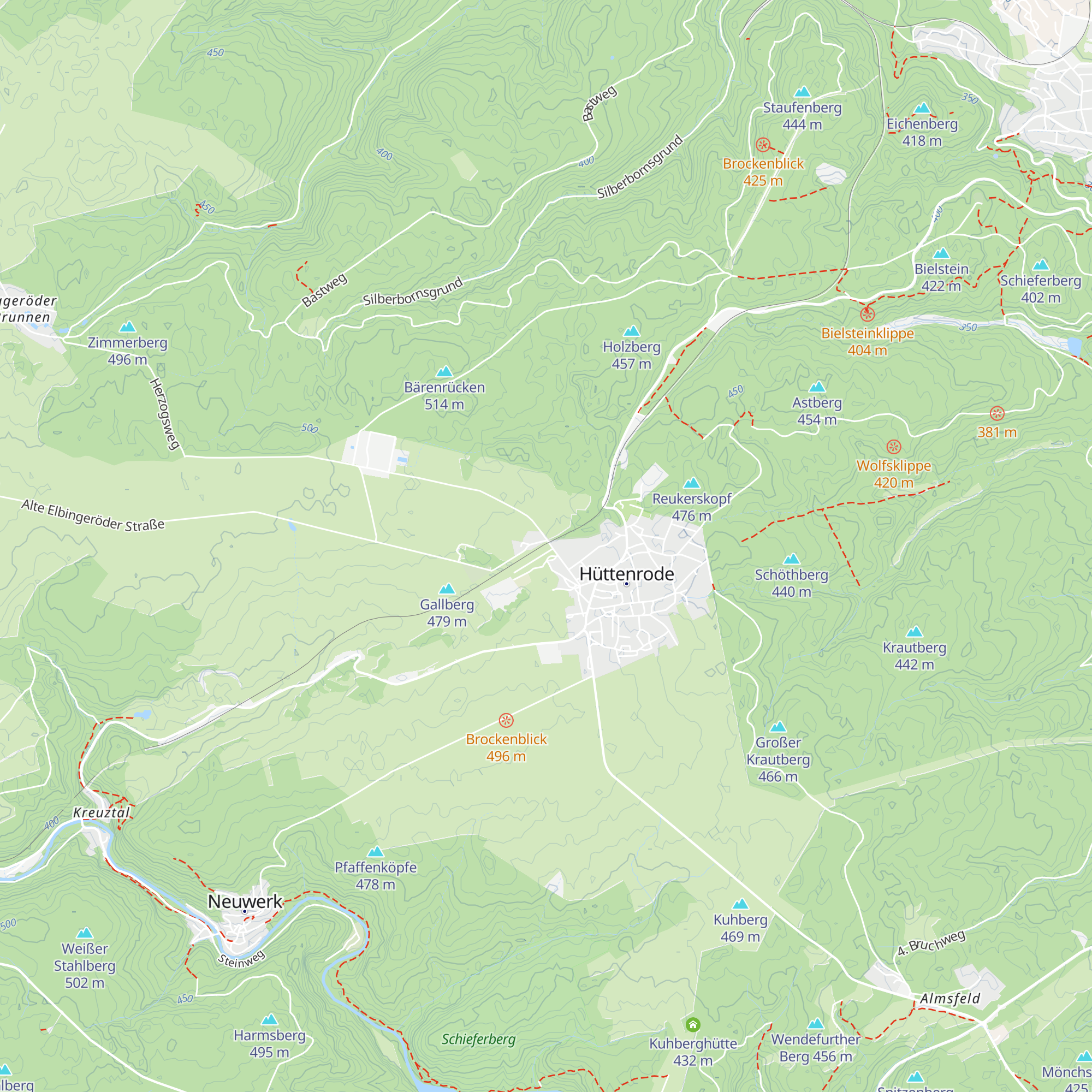 Hüttenröder Zechenhaus map