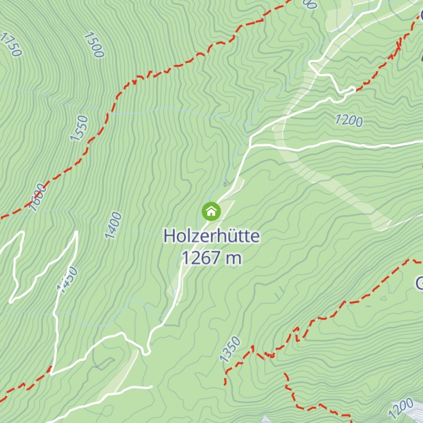 Map of Holzerhütte