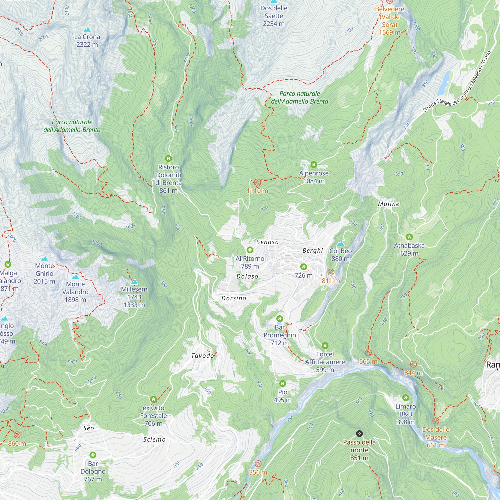 Al Ritorno map