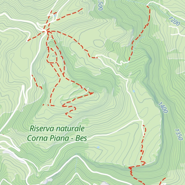 Map of Corna Piana