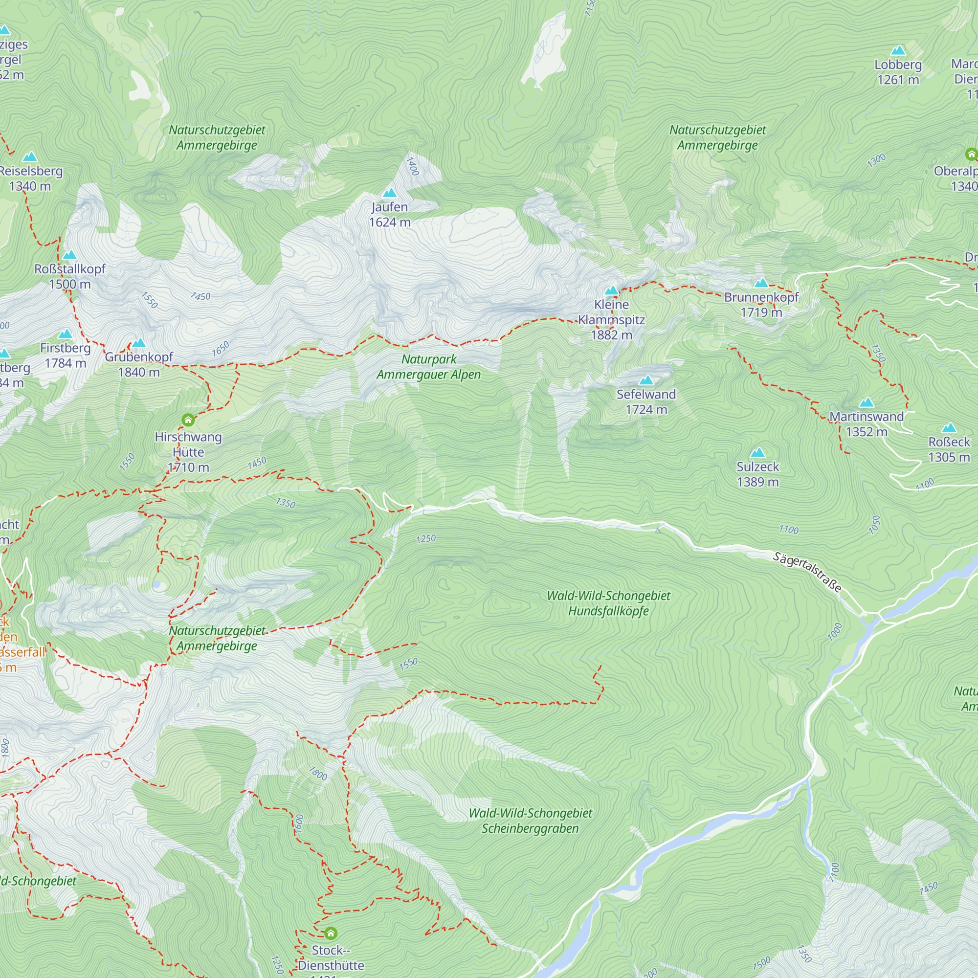 Sägertal Dienst-Hütte map