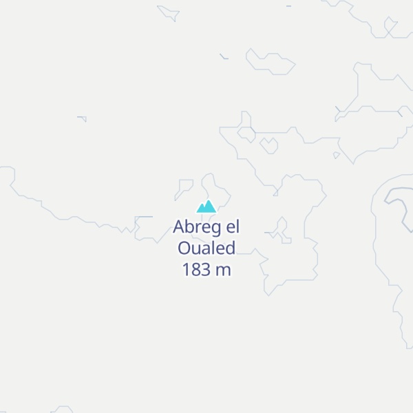 Map of Abreg el Oualed