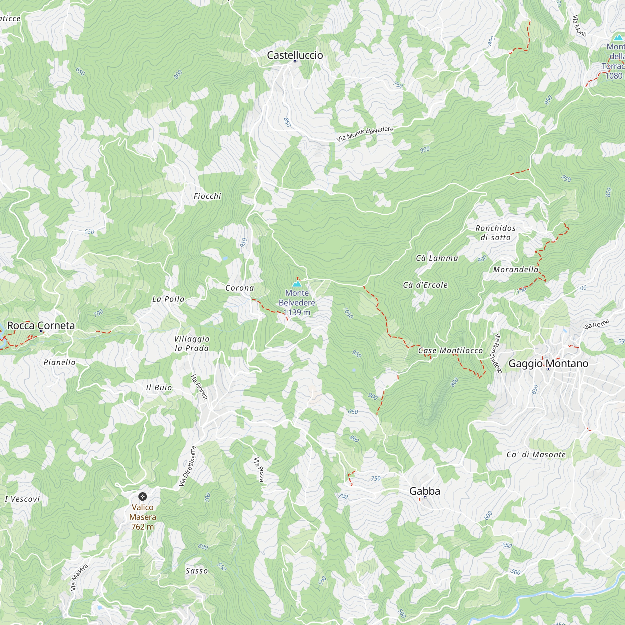 Capanna map