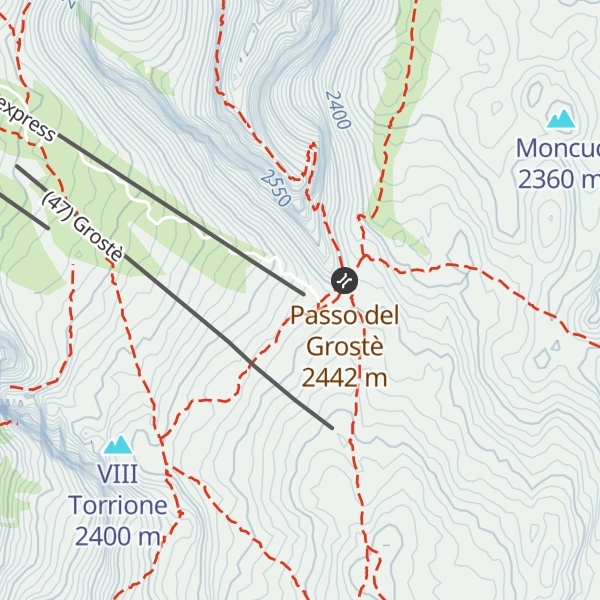 Map of Rifugio Stoppani