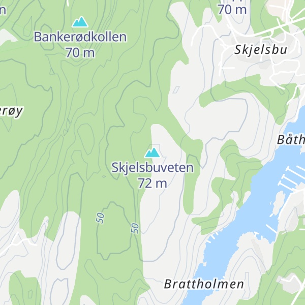Map of Skjelsbuveten