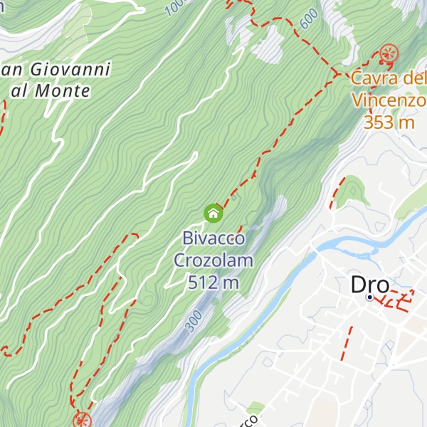 Map of Bivacco Crozolam
