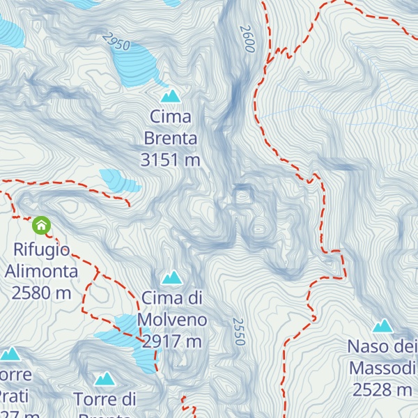 Map of Spallone dei Massodi