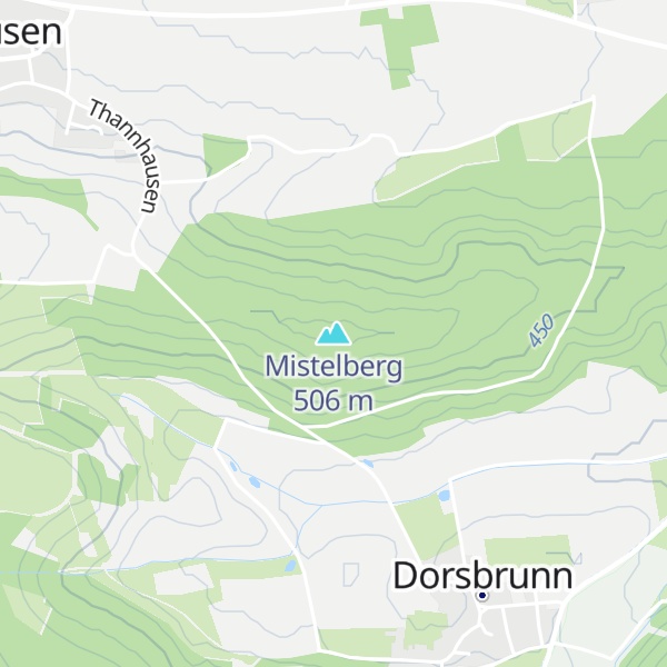 Map of Mistelberg