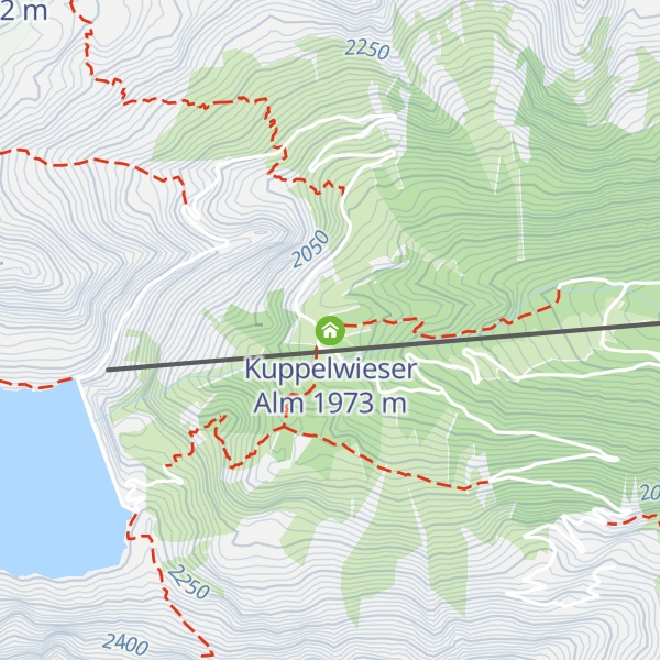 Map of Kupperlwieser Alm
