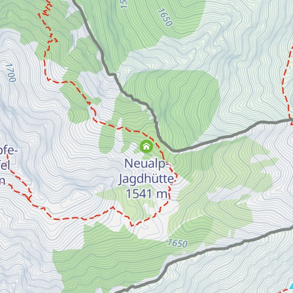 Map of Neualp-Jagdhütte