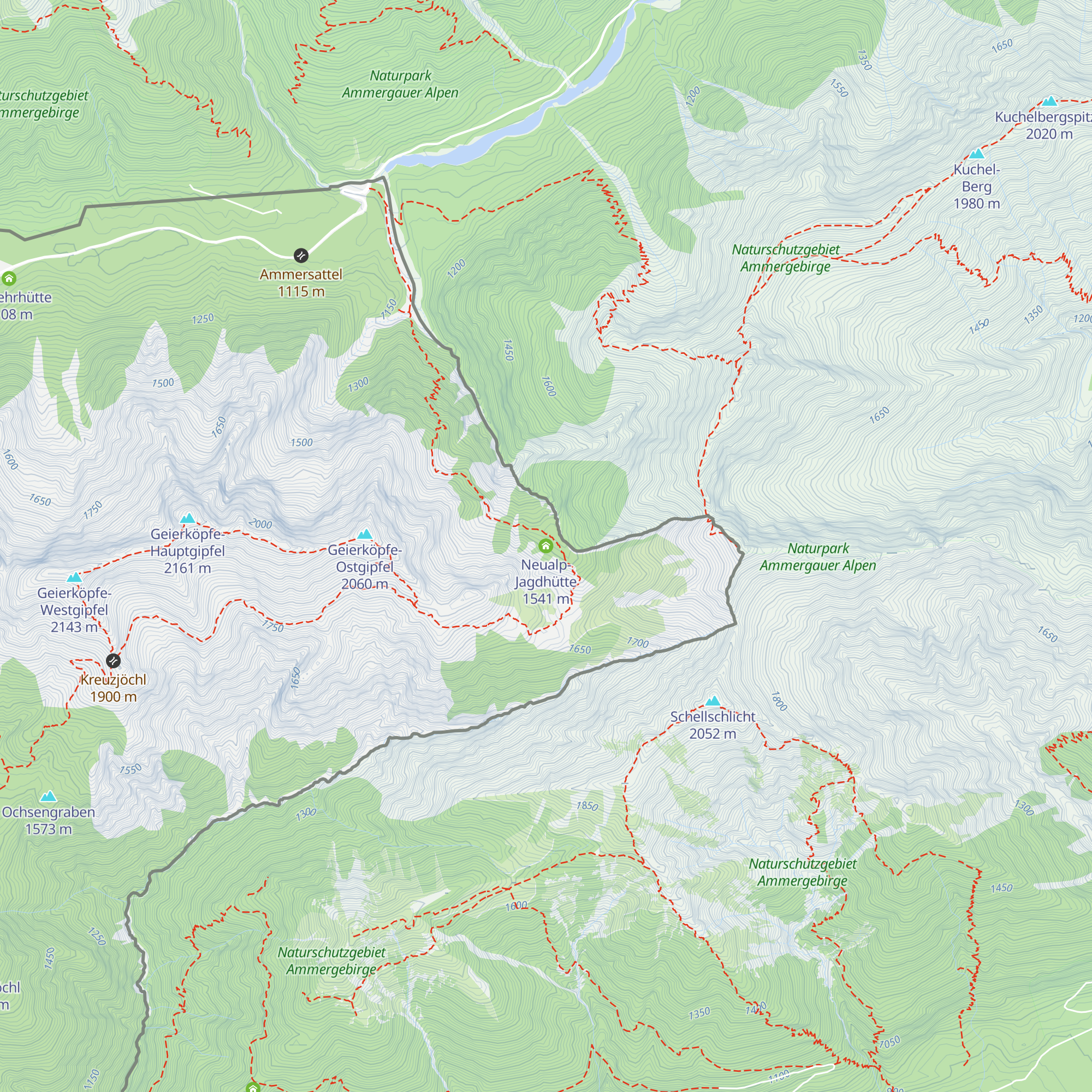 Neualp-Jagdhütte map