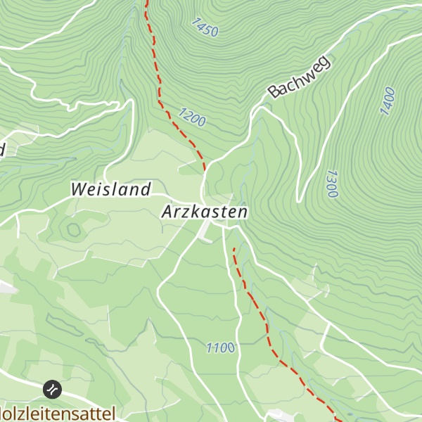 Map of Gasthaus Arzkasten
