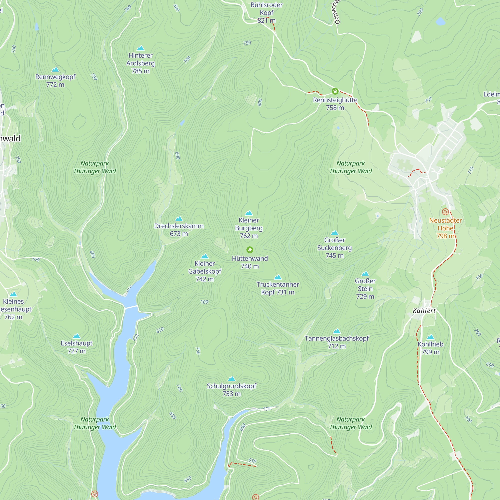 Hüttenwand map