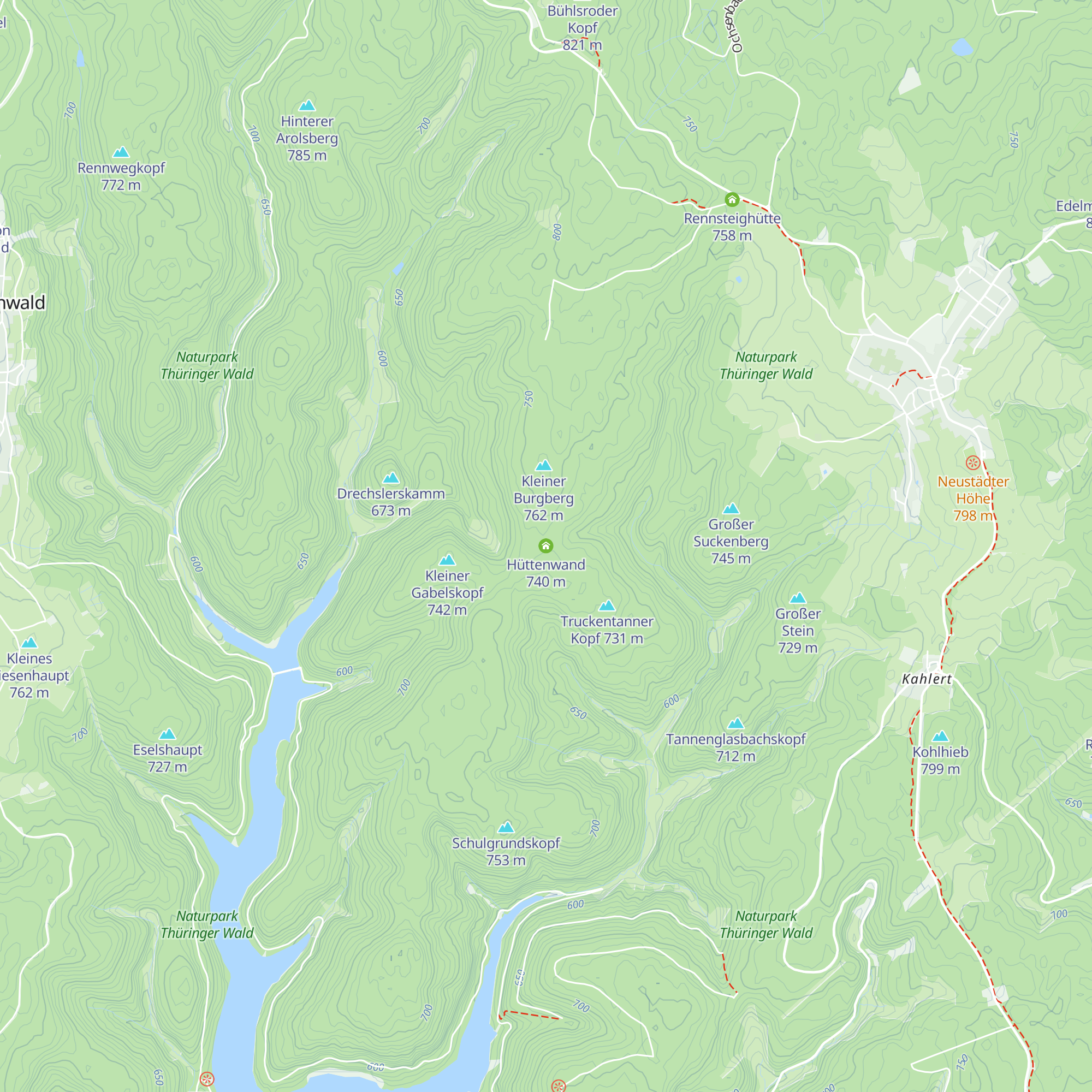 Hüttenwand map