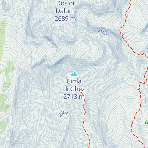 Map of Cima di Ghez