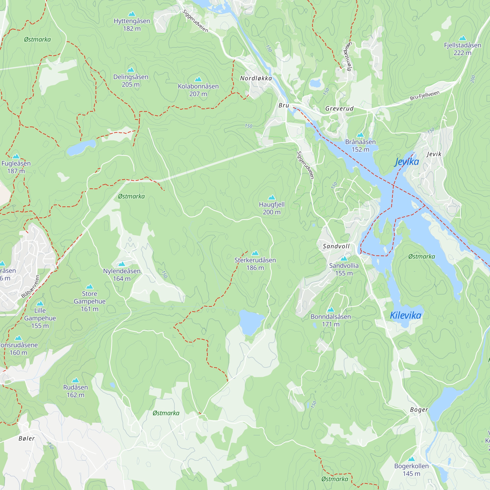 Sterkerud map