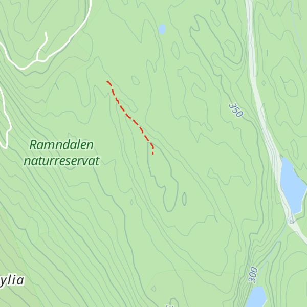 Map of Kirkebyhøgda