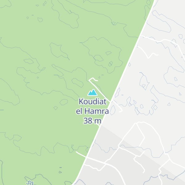 Map of Koudiat el Hamra